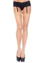 Sheer Nude Thigh High Stockings