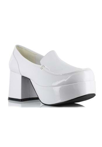 Mens White Daddio Pimp Shoe