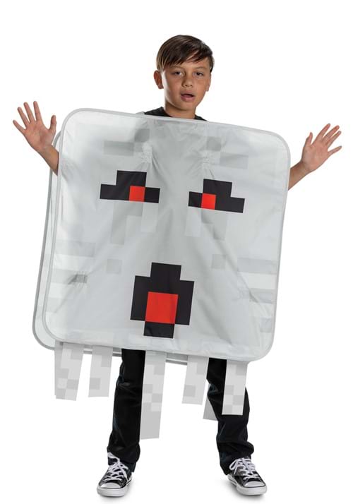 Kids Minecraft Ghast Pop Out Costume