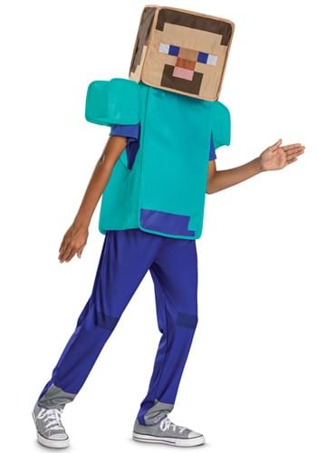 Kids Classic Minecraft Steve Pop Out Costume